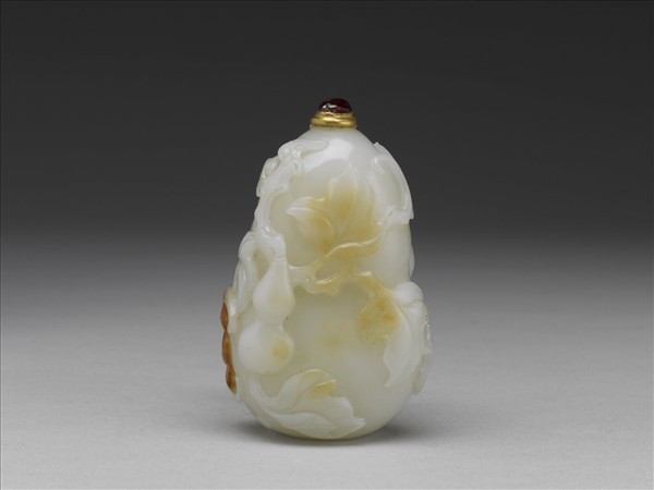 玉蝙蝠葫蘆鼻煙壺