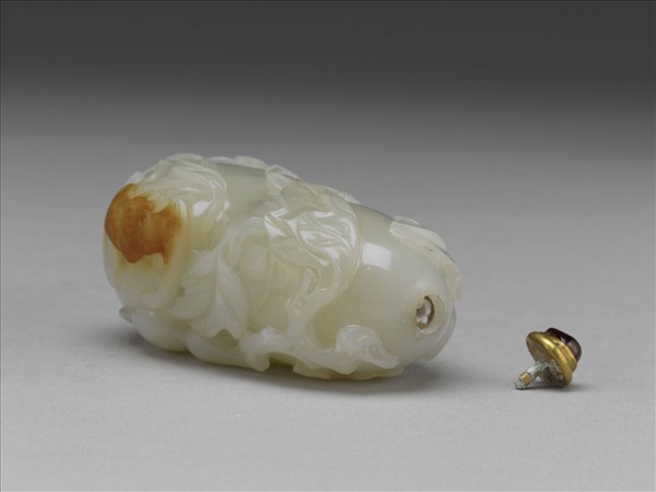 玉蝙蝠葫蘆鼻煙壺