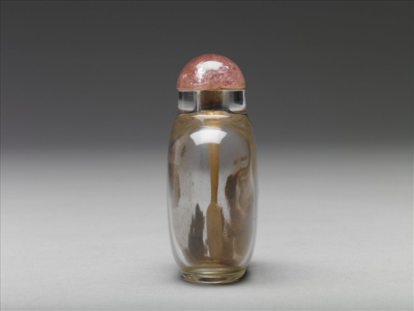 透明玻璃方壺式鼻煙壺