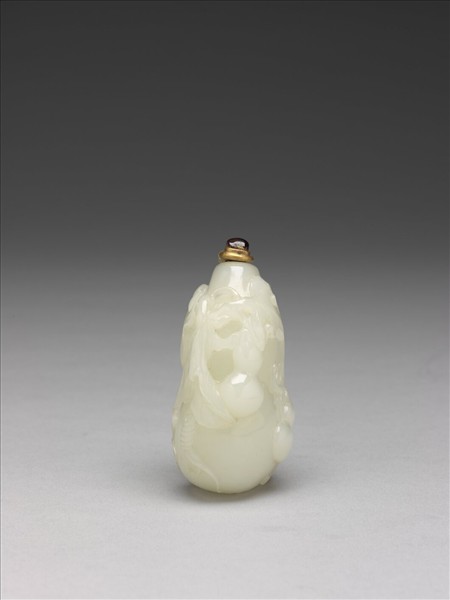 玉葫蘆紋子孫萬代鼻煙壺