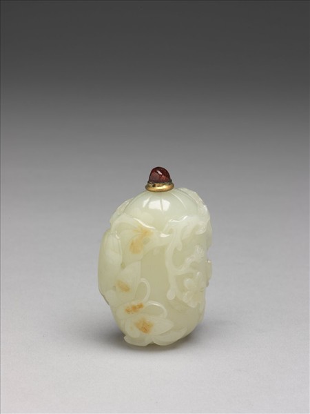 玉瓜瓞綿綿鼻煙壺