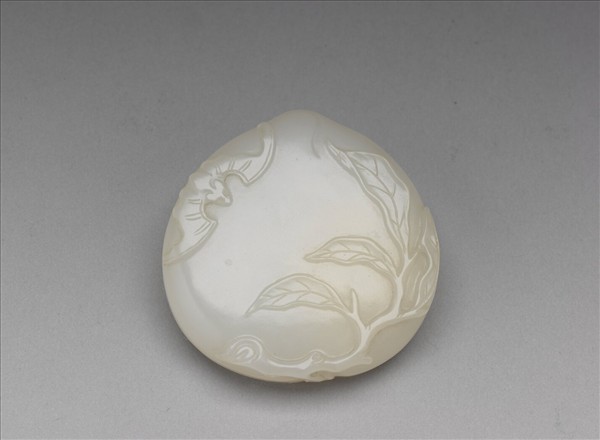 玉福壽桃實形煙盒