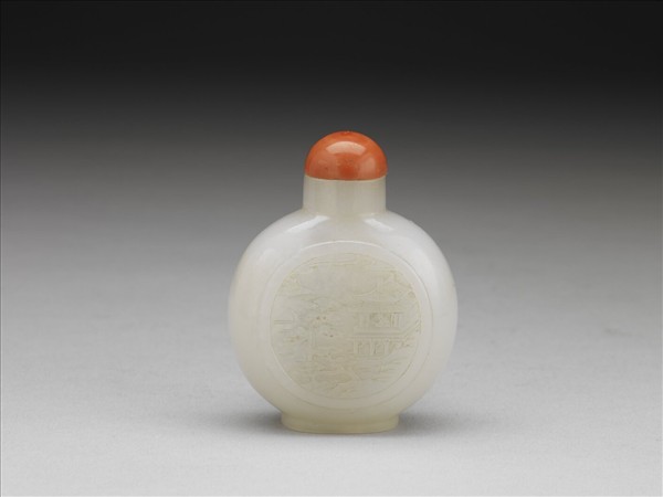 玉樓閣圖鼻煙壺