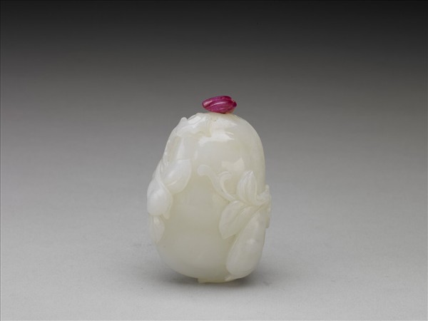 玉瓜瓞綿綿鼻煙壺