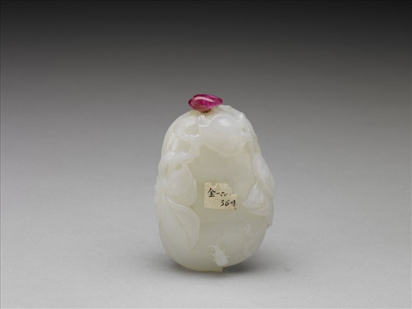 玉瓜瓞綿綿鼻煙壺