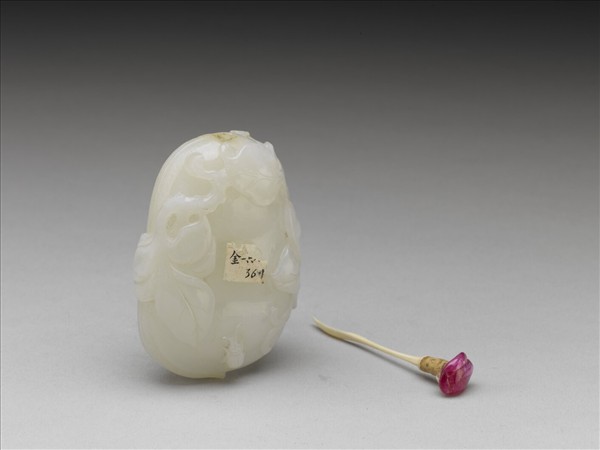 玉瓜瓞綿綿鼻煙壺