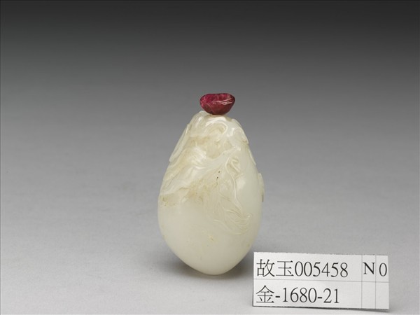 玉瓜瓞綿綿鼻煙壺