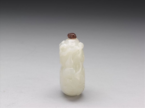 玉葫蘆子孫萬代鼻煙壺