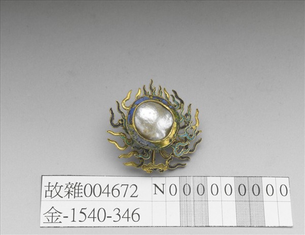 銀鍍金火焰結子