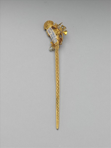 金纍絲四君子簪