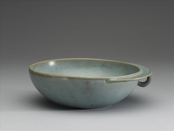 鈞窯 天青釉單把洗