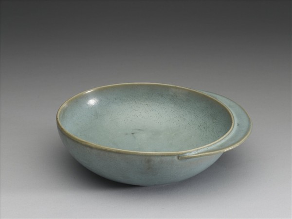 鈞窯 天青釉單把洗