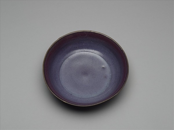 鈞窯 葡萄紫釉盤