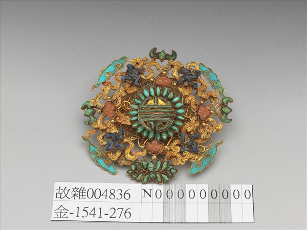 金萬福流雲面簪