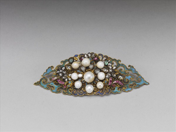 金鑲西洋玻璃花結子