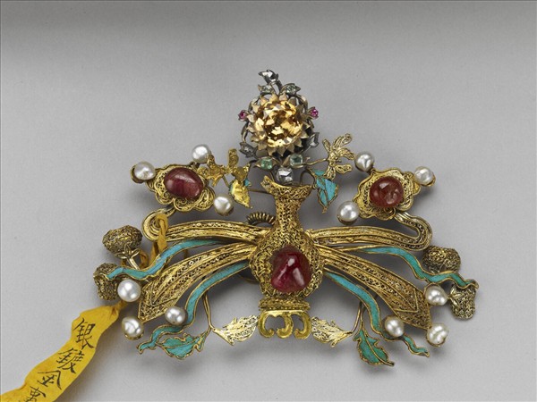 萬事如意西洋瓶花簪