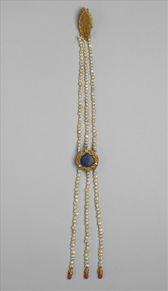 金鑲青金石垂掛