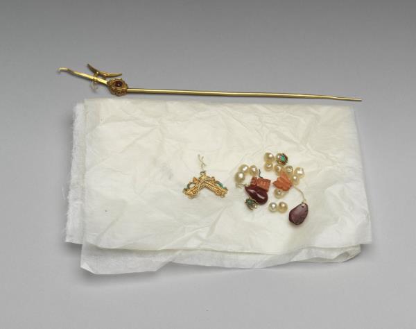 金纍絲吉慶流蘇簪