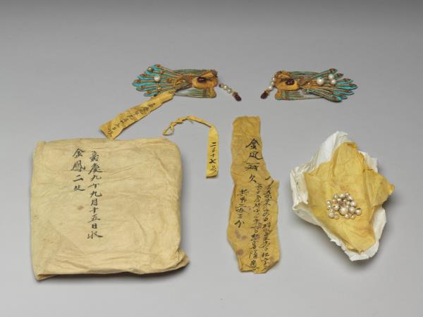 金纍絲鳳飾件- 故宮