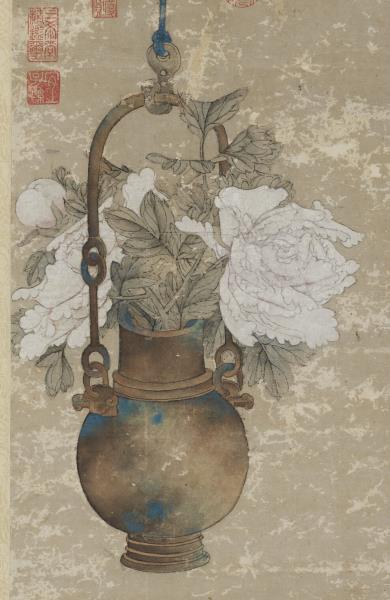 明宣宗壺中富貴圖　軸