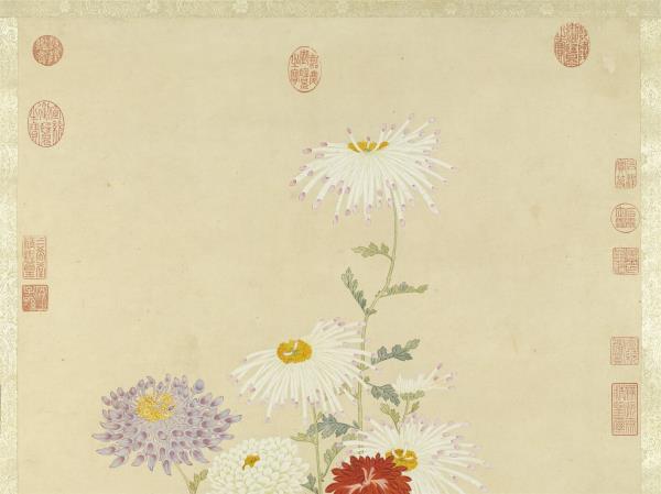 台湾　故宮博物院　額入り絵画　清錢維城畫萬彙熙春圖　軸 Amazon.co.jp: 台湾 故宮博物院 額入り絵画 清錢維城畫萬彙熙春