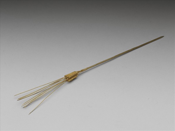鍍金花針