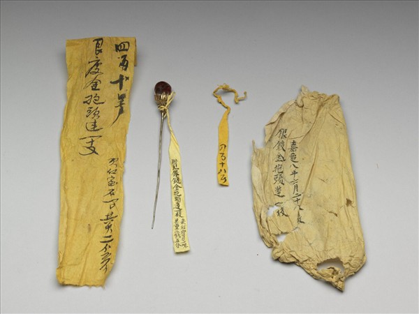 銀鍍金抱頭蓮簪