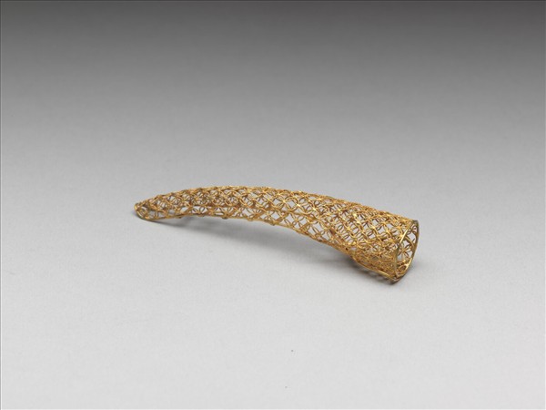 金纍絲雙錢紋指甲套