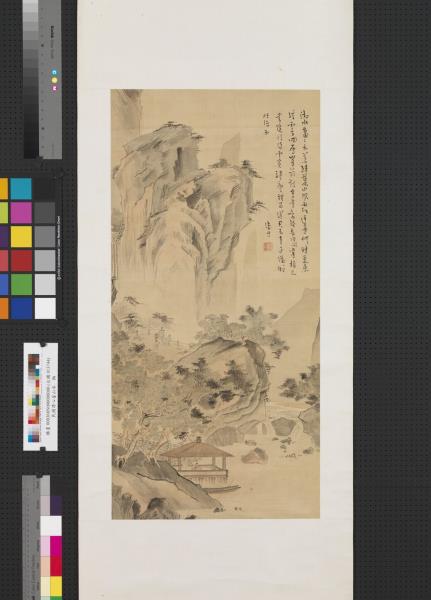 民國溥儒山水　軸