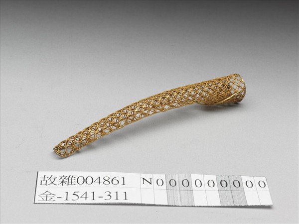 銀鍍金纍絲指甲套