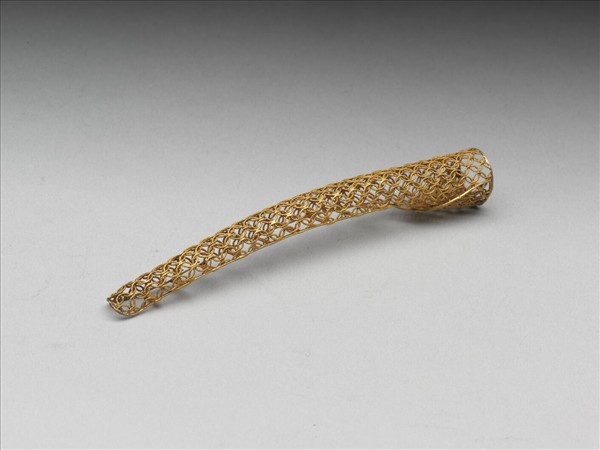 銀鍍金纍絲指甲套