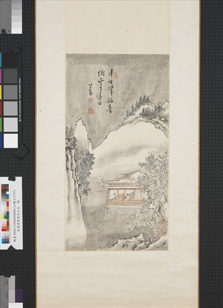 民國溥儒雪景山水　軸