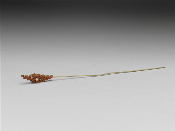 緝珊瑚米珠囍字簪