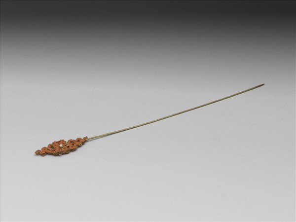 緝珊瑚米珠囍字簪