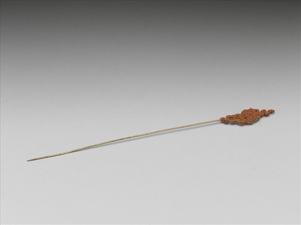 緝珊瑚米珠囍字簪