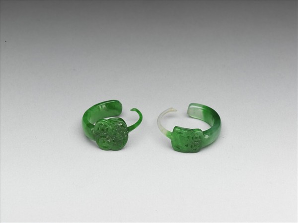 翠玉福在眼前耳環