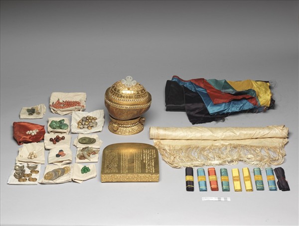 嘎布拉供碗 內繪威羅瓦金剛圖