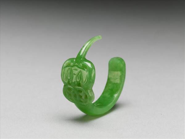 翠玉福在眼前耳環