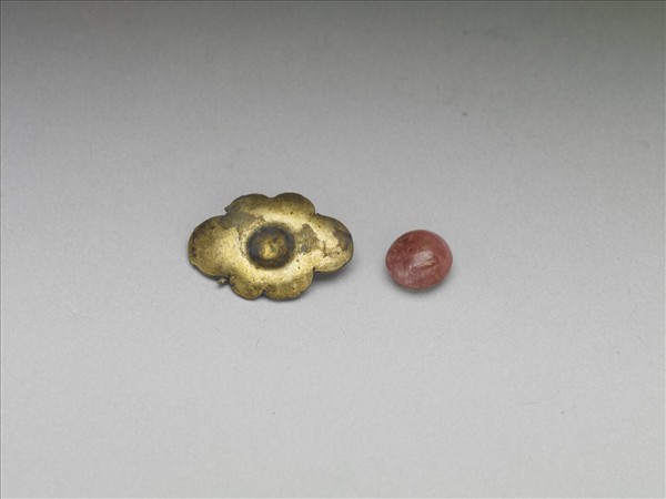 鍍金海棠花形飾件