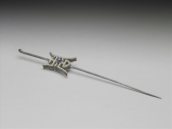 米珠壽字耳挖簪