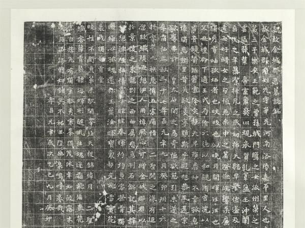 魏故金城郡君墓誌銘　軸