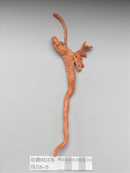 珊瑚鸚鵡耳挖簪