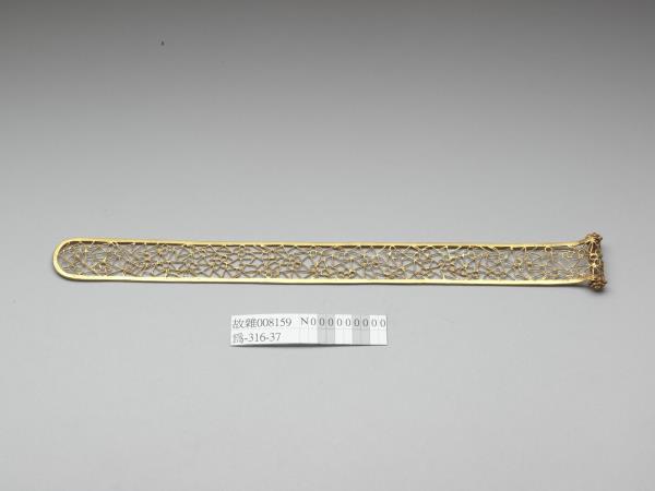 金纍絲冰梅紋扁方