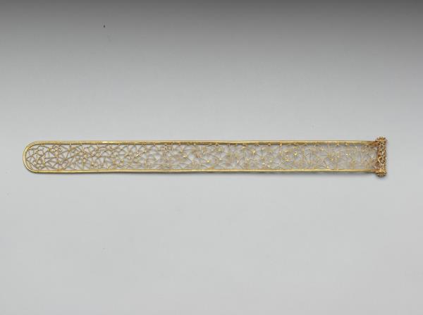 金纍絲冰梅紋扁方