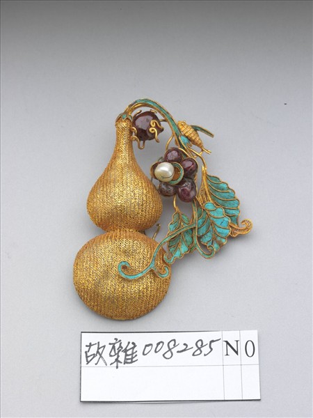 金纍絲葫蘆簪