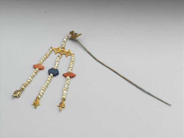 金纍絲鳳頭流蘇簪