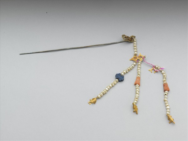 金纍絲鳳首流蘇簪