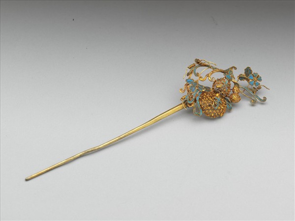 金纍絲葫蘆簪