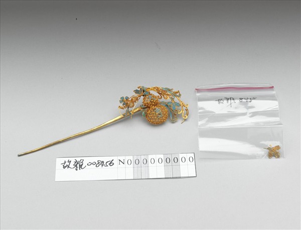 金纍絲葫蘆簪