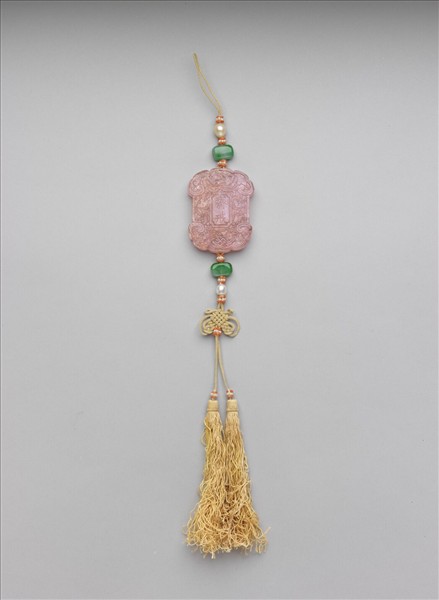 粉紅碧璽齋戒牌